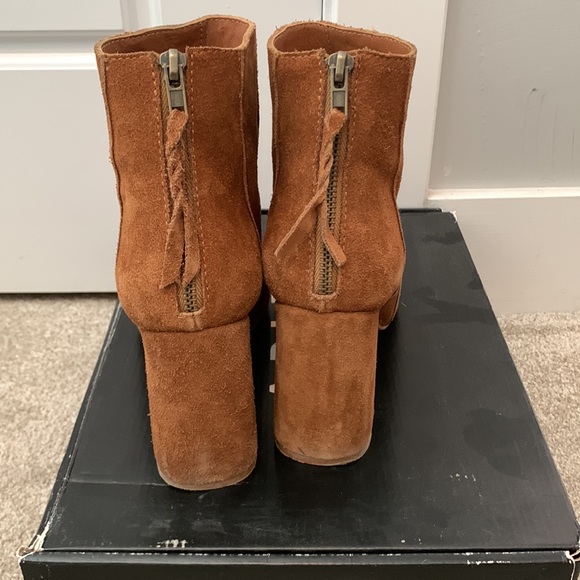 ABLE Chestnut Suede Bootie - Picture 3 of 7